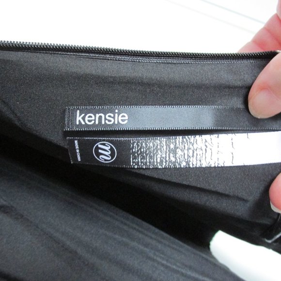 Kenzie Black Foil Sleeveless Cut-Out LBD Dress - Picture 4 of 6